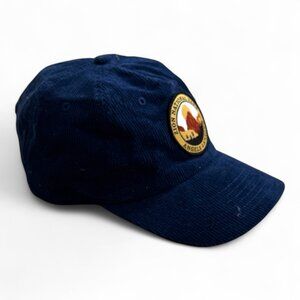 Zion National Park Angels Landing Corduroy Hat Blue Adjustable